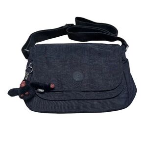 Kipling Black Brooklyn Textured Crossbody Bag